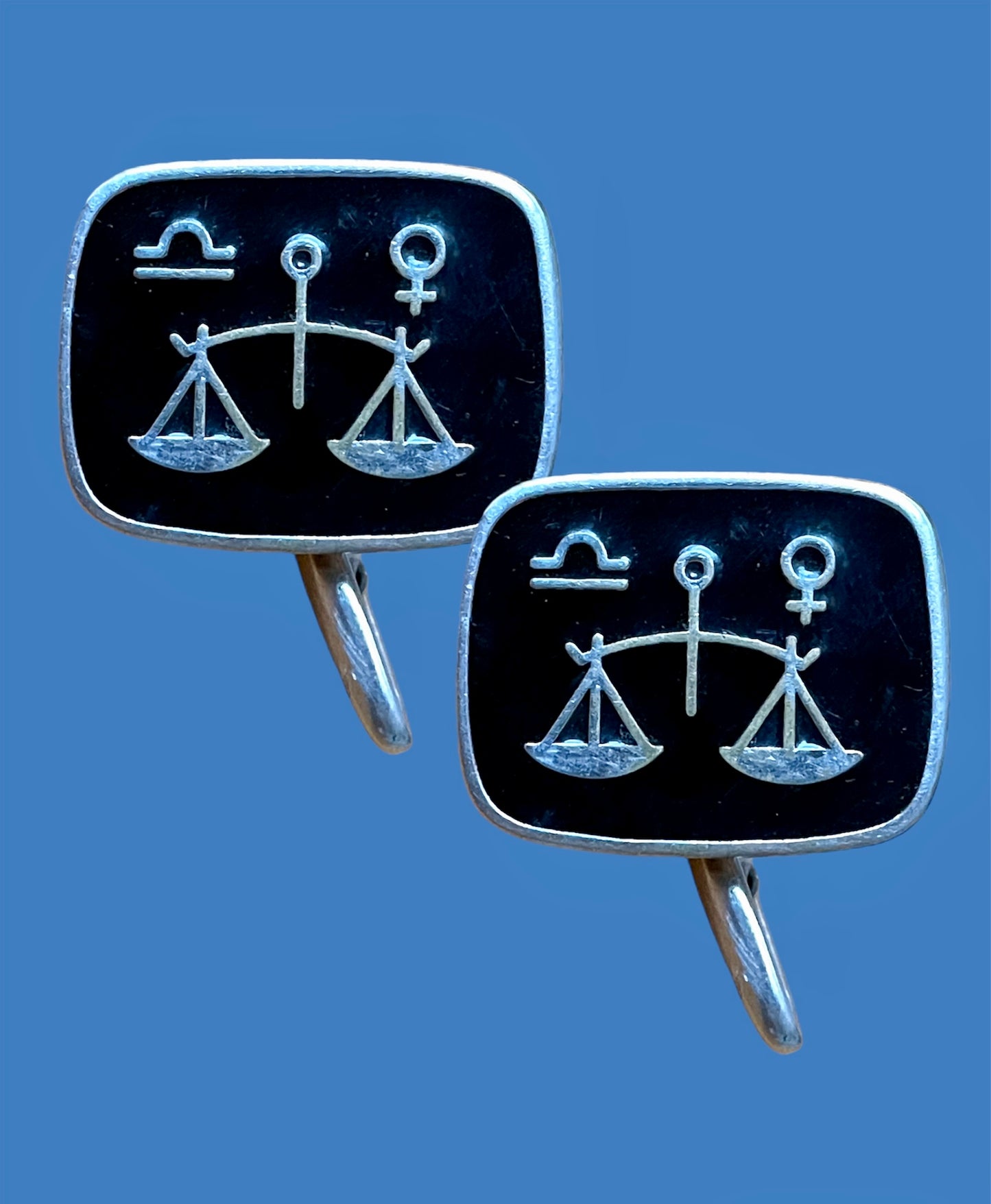 Vintage Zodiac "Libra" Cufflink