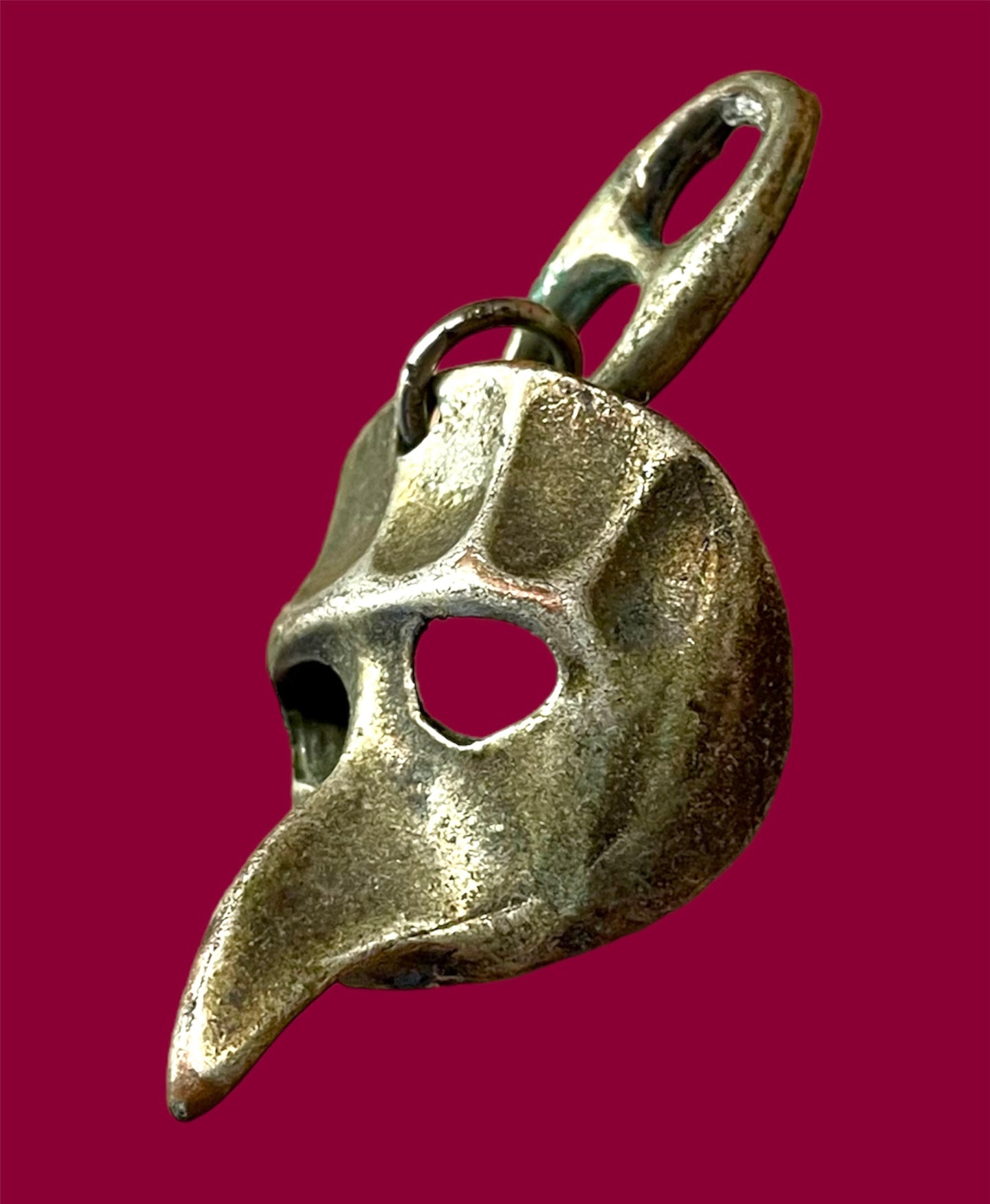 Mysterious Venetian Mask Pendant