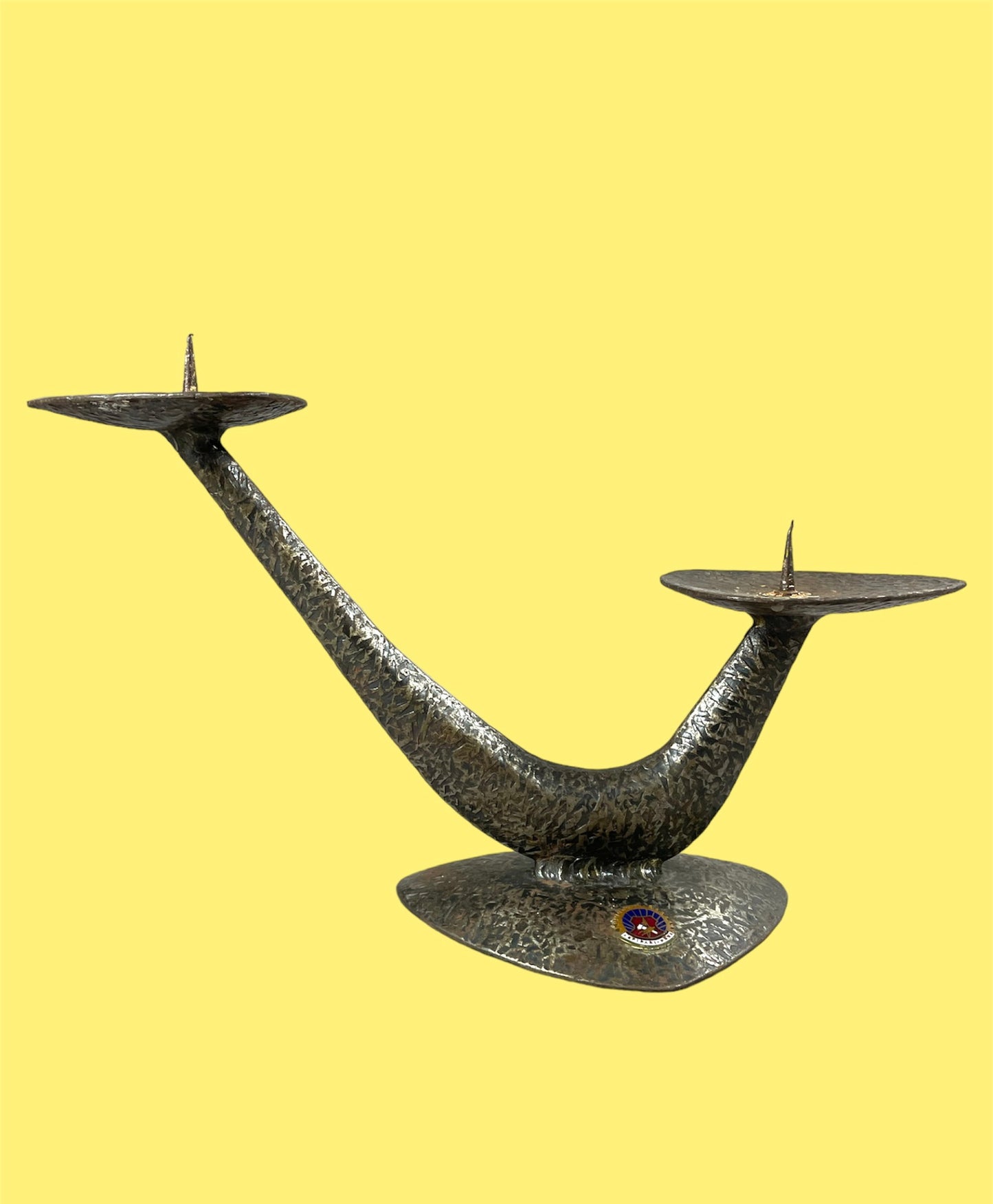 Organic Form "Snail" Double Candleholder