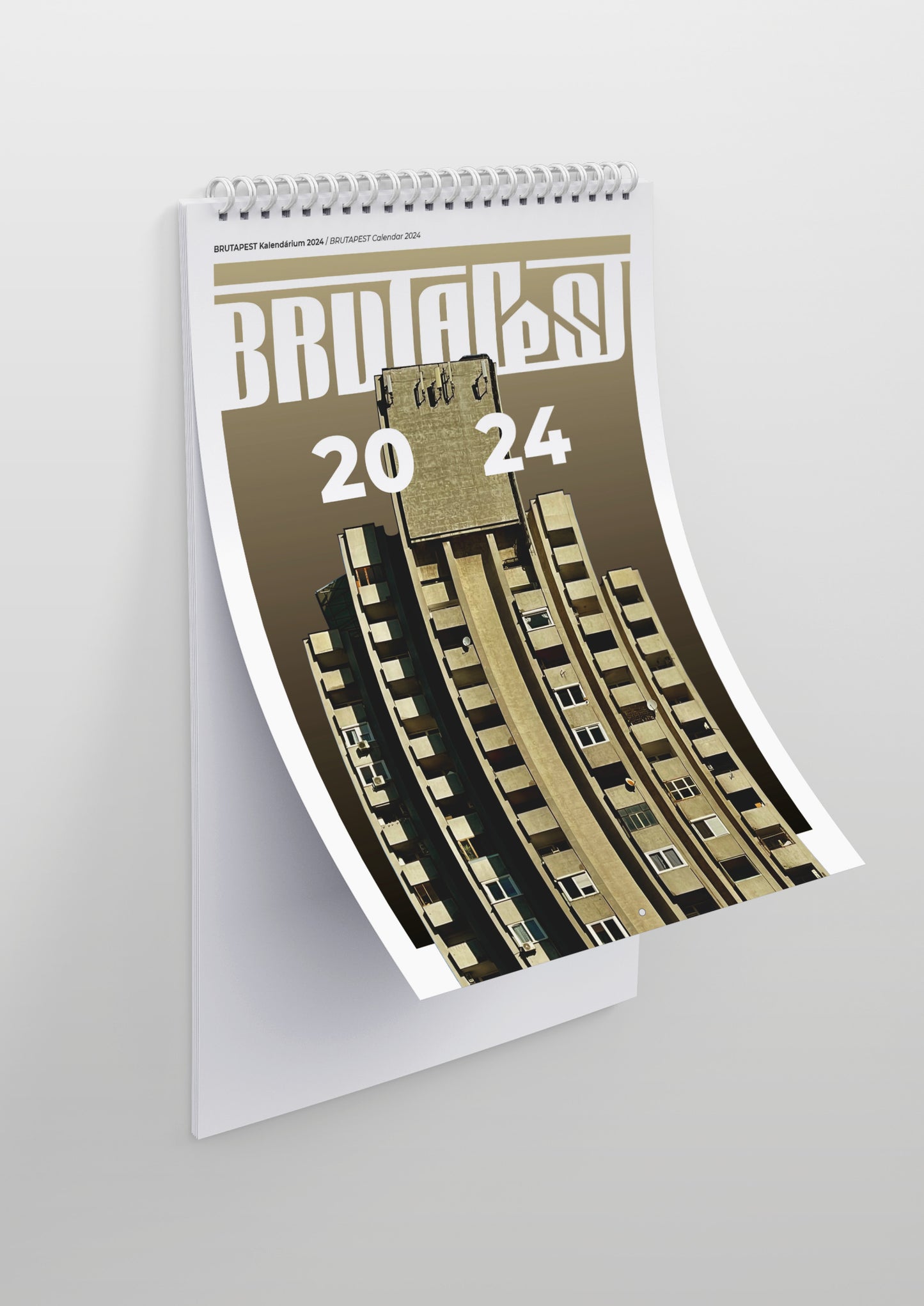 LAST PIECES! -- Limited Edition Brutapest Wall Calendar 2024